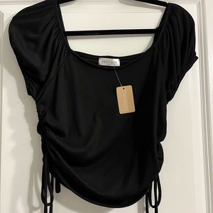 NWT Ruched Sides Top